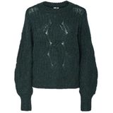 YAS - YASZUMA - Trui - Donkergroen - Losse Pasvorm