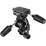 Manfrotto New Standard 3D Tripod Head with Quick Release, for Camera Tripods, Fluid Ball Head, Camera Stabilizer, Photography Accessories for Content Creation