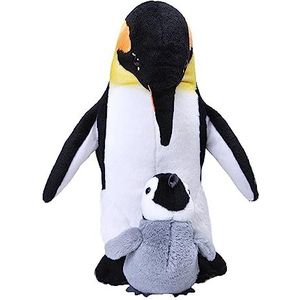 Wild Republic 24088 Moeder en Baby Emperor Pinguïn, Gevuld Dier, 12 inch, Cadeau voor Kinderen, Pluche Toy, Vul is Spun Recycled Water Flessen