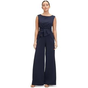 Vera Mont Dames jumpsuit met wijde pijpen Night Sky, 38, blauw, 38