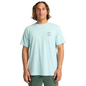 Billabong - ROTOR FILL - T-shirt - Dusty Blue - 100% Katoen