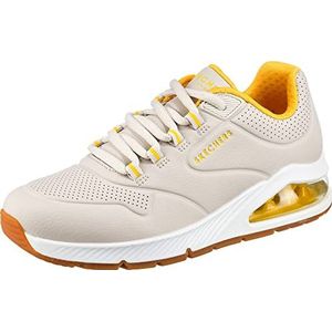 Skechers Dames Uno 2-2e beste sneaker, Natuur, 1 UK