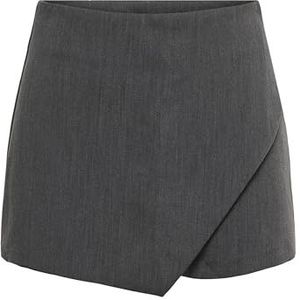Only Onlmist-Yasmine Mw Wrap Skorts TLR Noos, dark grey melange, 44