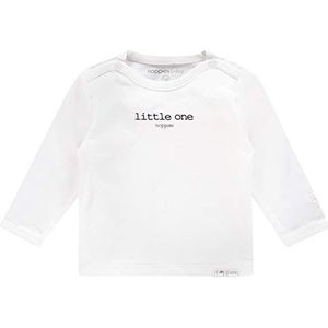 Noppies Uniseks Baby U Tee Ls Hester Text T-shirt, wit (wit 001), 50 cm