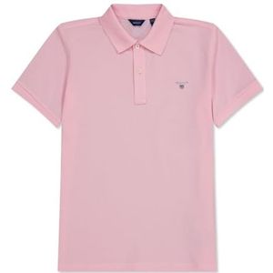 GANT ORIGINAL SS Pique Poloshirt voor jongens, California PINK, standaard, California pink, 134/140 cm