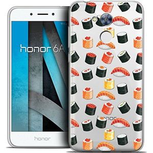 Caseink - Beschermhoes voor Huawei Honor 6A (5) [Crystal Beschermhoesje Case Gel HD Collectie Foodie Design Sushi - Flexibel - Ultradun - Gedrukt in Frankrijk]