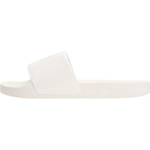 Tommy Jeans Vrouwen Vlag Zwembad Slide Patent En0nl02901, Wit Ivoor, 40 EU