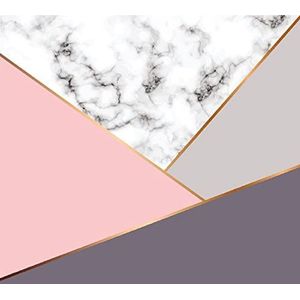 Homemania Pink of Happiness 2-geometrische decoratie voor huis, entreemat, antislip, voor hal, keuken, slaapkamer, woonkamer, meerkleurig, van polyester, katoen, 80 x 200 cm