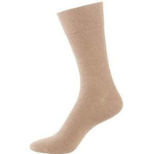 Nur Der 98% katoen, comfortabele sokken voor heren, beige (linnen)., 39-42 EU