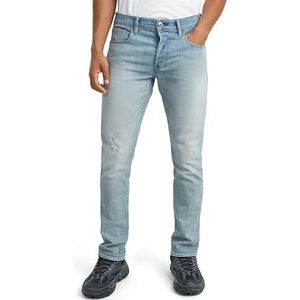 G-STAR 3301 - Slim Jeans - Blauw - 5-pocket - Taps Toeloop