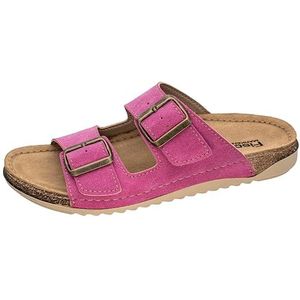 Fischer Sarah platte slippers voor dames, roze, 39 EU, roze, 39 EU