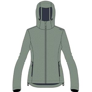 CMP - Dames Softshell Jas - Mineral - Met Vaste Capuchon - Waterdicht