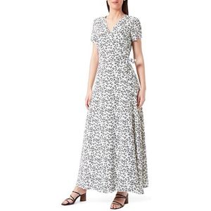 COBIE Wikkeljurk voor dames, wit, zwart, S