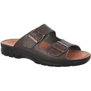 FLY FLOT 665803 Platte sandalen voor heren, bruin, 41 EU