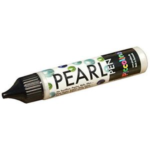 Piccolino Pearl Pen, blauw 28ml - parelstift voor textiel papier hout glas metaal