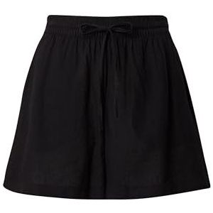 VERO MODA Shorts Elegant Short Lightweight Casual Summer Pants Bermuda Shorts, Colour:Black, Size:M