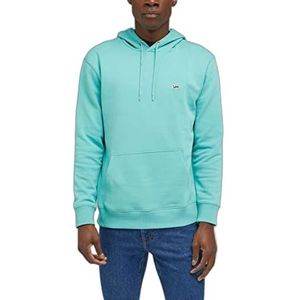 Lee Dusty Jade Dusty Jade Herenhoodie met capuchon, effen hoodie, maat X-Large, Dusty Jade, XL