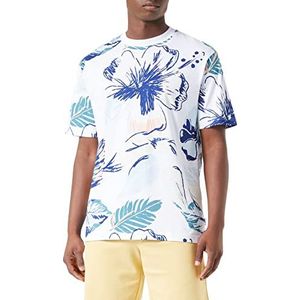 ONLY & SONS Onsarthuer RLX Sage Leaf AOP Ss Tee T-shirt voor heren, wit (bright white), M