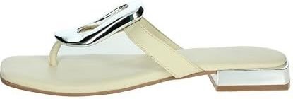 Gioseppo - Sandalen - Off-white - Leren - Met Gewatteerde Binnenzool