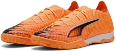 PUMA ULTRA 6 MATCH uniseks futsalschoenen, Zwart/Rood, Maat 44