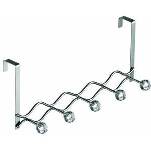 Premier Housewares 5 Diamante Haak Over Deur Hanger - Helder