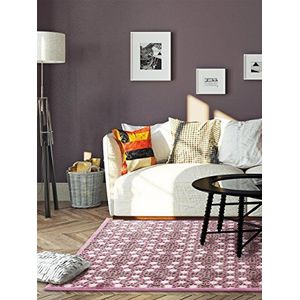 benuta tapijt Topaz paars 154x230 cm | modern tapijt voor woon- en slaapkamer