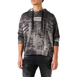 Just Cavalli Heren sweatshirt met capuchon, 900S zwart