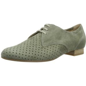 Hassia Fermo, breedte G 7-301082-55000 dames lage veterschoenen, groen olijf 5500, 38 EU