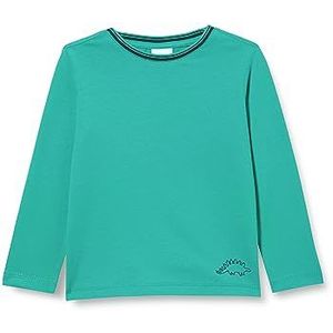 s.Oliver Junior Jongens T-Shirt Lange Mouw Blauw Groen 128, blauwgroen., 128 cm