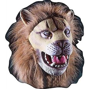 Carnival Toys 1090 - masker leeuw, latex, bruin