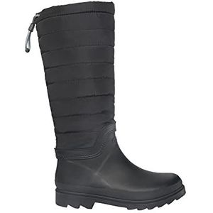 Viking Dames Puffer Warm Regen Boot, zwart, 37 EU