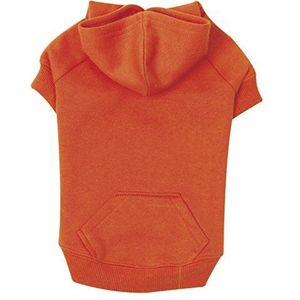 Zack & Zoey Basic Hoodie voor honden, 50,8 cm, groot, oranje