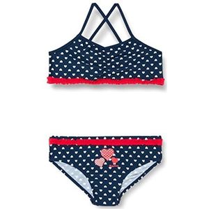 Playshoes Meisjes UV-bescherming bikini badpak zwempak badkleding, Hartje, 134/140 cm