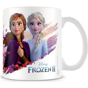 p:os 36321 - Frozen the Ice Queen mok voor kinderen, drinkbeker voor meisjes, met inhoud van ca. 265 ml, porseleinen drinkschaal, in geschenkverpakking