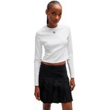 HUGO - Dafilomena - Shirt - Katoenmix - Regular Fit - Lange Mouwen