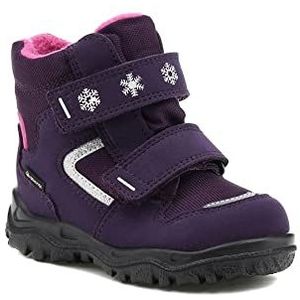 Superfit Husky1 Warm gevoerde Gore-tex sneeuwlaarzen voor meisjes, Lila Roze 8500, 19 EU