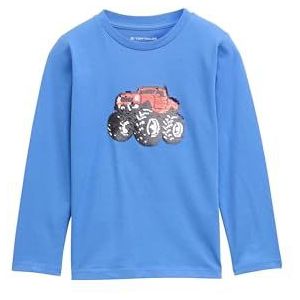 TOM TAILOR Kinder-T-shirt met lange mouwen, 37177 - Soft Mid Blue, 92-98