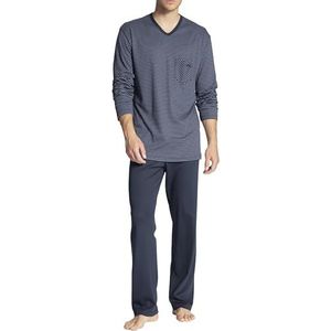 CALIDA - Pyjama Relax Streamline - Dark Sapphire - Set van 2 - Lange Mouwen