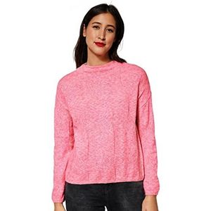 Street One Dames A302182 gebreide trui, winter rose melange, 44, Winter Rose Melange, 44