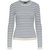 Trui - PCCrista - Gestreept - Knitwear - Lange Mouw - Slanke Pasvorm