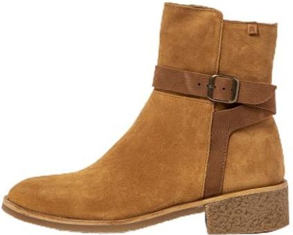 El Naturalista - Silk Irati - Leren Enkellaarsjes - Bruin - 3 tot 5 cm Hakhoogte