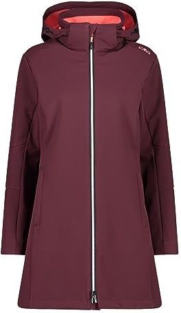 Cmp - Longline 3A08326 - Softshelljack - Lichtgewicht - Met Afneembare Capuchon