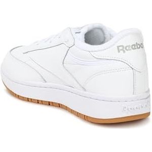 Reebok Club C Double, lage schoenen (zonder voetbal) voor dames, Wit (White Reebok Rubber Gum 07), 35.5 EU