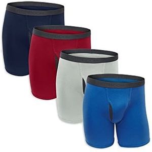 Fruit of the Loom Premium Coolzone boxershorts voor heren, Assorti (4 Pack), M