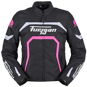 Furygan Mystic EVO sportuitrusting voor fans, dames, zwart/wit/roze (meerkleurig), S