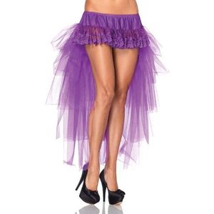 Leg Avenue Long Tulle Bustle Skirt Model A1698 Paars One Size 1 Pack (1 x 1 stuks)