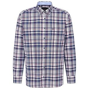 bugatti Vrijetijdshemd voor heren, 1:1 mouw, blauw, M