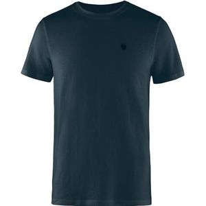 Fjällräven 12600215-555 Hemp Blend T-shirt M T-shirt Heren Dark Navy Maat M, navy, M
