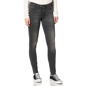 Camel Active Womenswear Dames Slim Fit Jeans Denim Casual Broek, antraciet, 28W x 32L