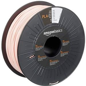Amazon Basics 3D-printerfilament, PLA, 1,75 mm, roze, spoel van 1 kg